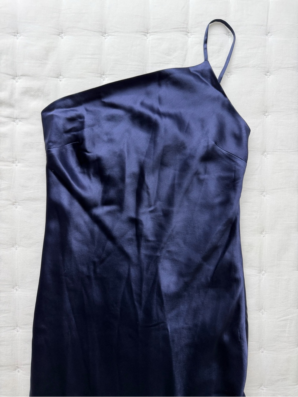 Staud 4 Elodie Maxi Dress Navy Blue Slip - Picture 10 of 13